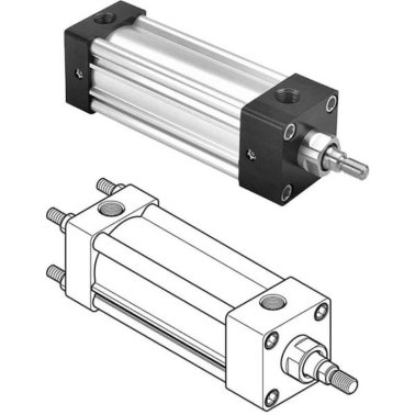 1P4MA0009876 Parker Hannifin Double-Acting Non-Lube NFPA Tie-Rod Pneumatic Cylinder - (4MA Series)