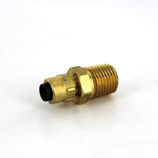 68P-4-4 Parker Tube to Male NPT Brass Fitting 