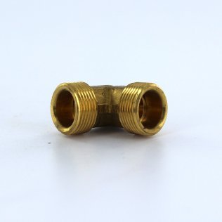 165C-6 Parker Tube to Tube Compression Brass Fitting 