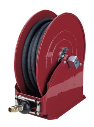 8080-G Alemite 1" x 50' Heavy Duty Air and Water Hose Reel