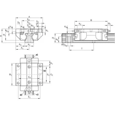 R165111420 Bosch Rexroth Ball Runner Block Carbon Steel KWD