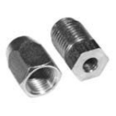 3//8 x 24NF - 3//16 BrakeQuip BQ5555 Tube Nut Male