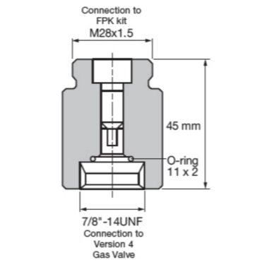 Hydraulic Accumulator Nitrogen Charging Gas Valve | India