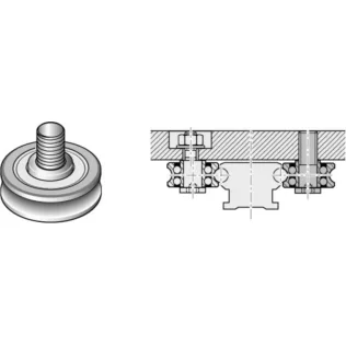 R190015211 Bosch Rexroth Roller 52-H &