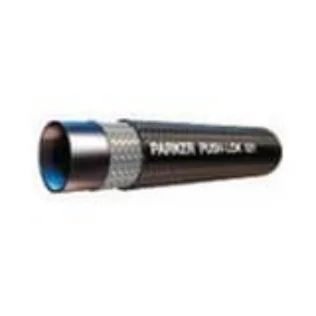 821-12-RL Parker Push-Lok Higher Press Hose 3/4 ID Fiber Braid Cover